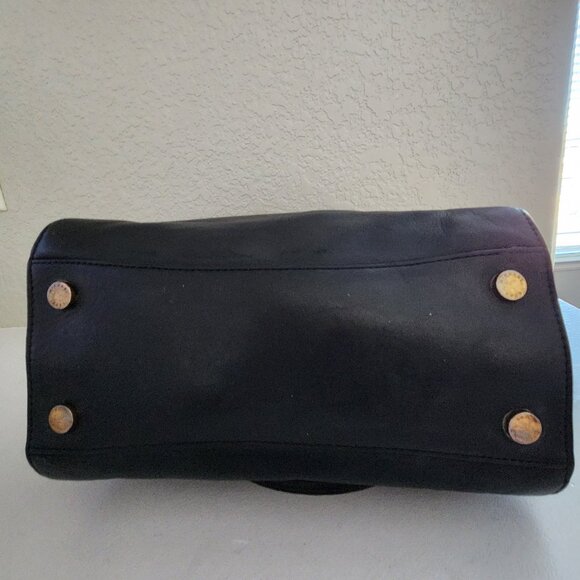 Michael Kors Black Leather 2 Way Shoulder Black/Handbag - Picture 7 of 12